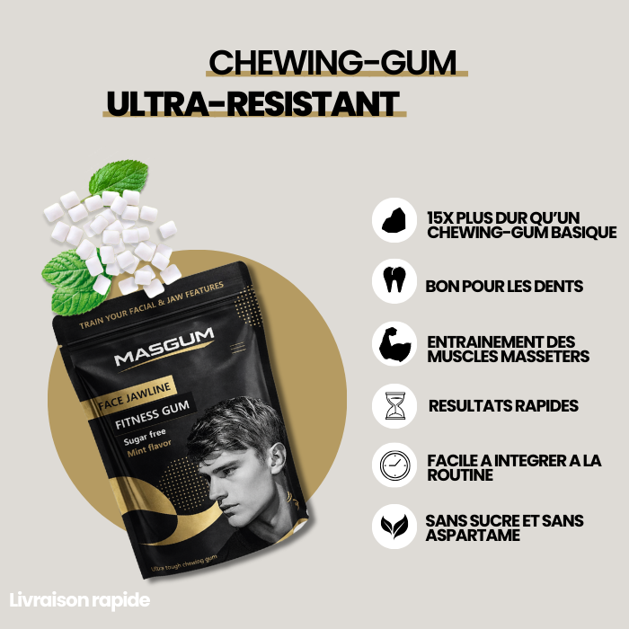 Chewing-gum ultra résistant